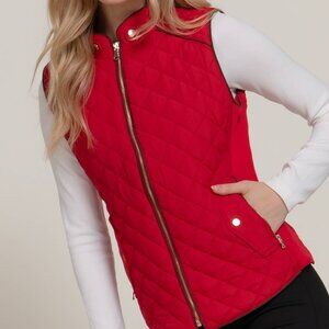 Red Quilted Vest